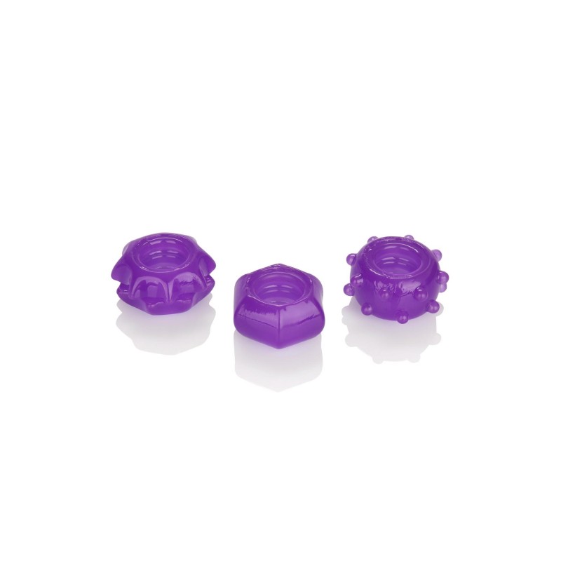 Pierścień-REVERSIBLE RING SET PURPLE